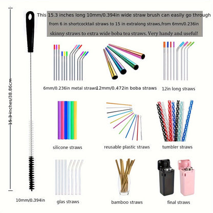 Conjunto de 8 escovas para lavar garrafas