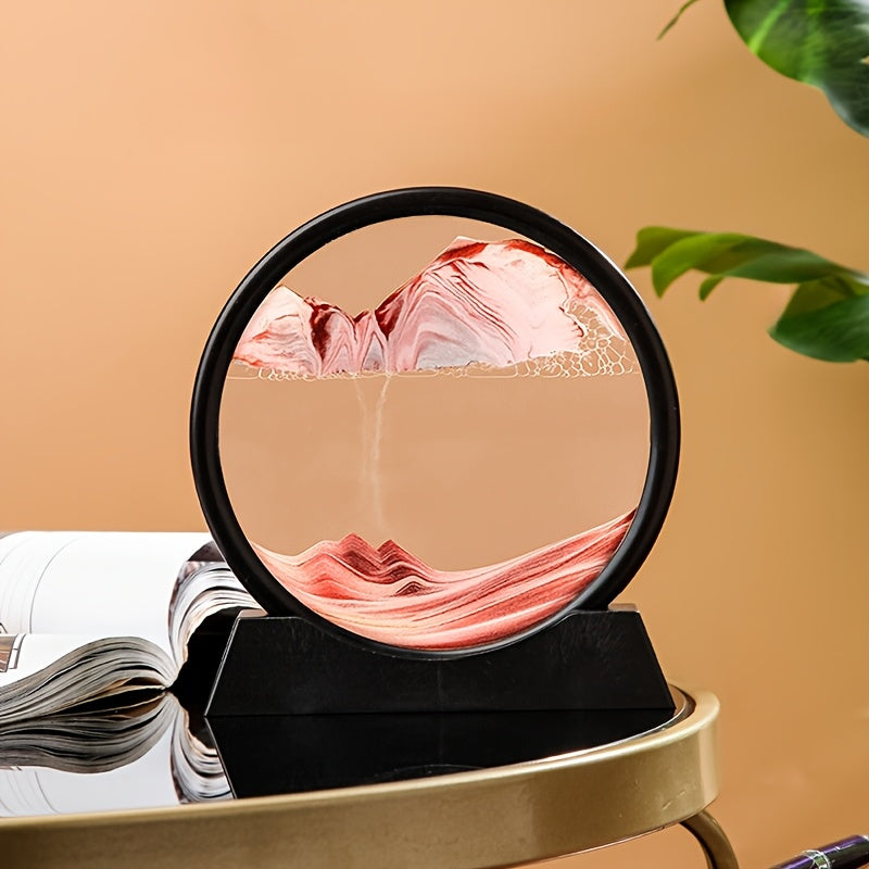 Display de arte em areia de vidro