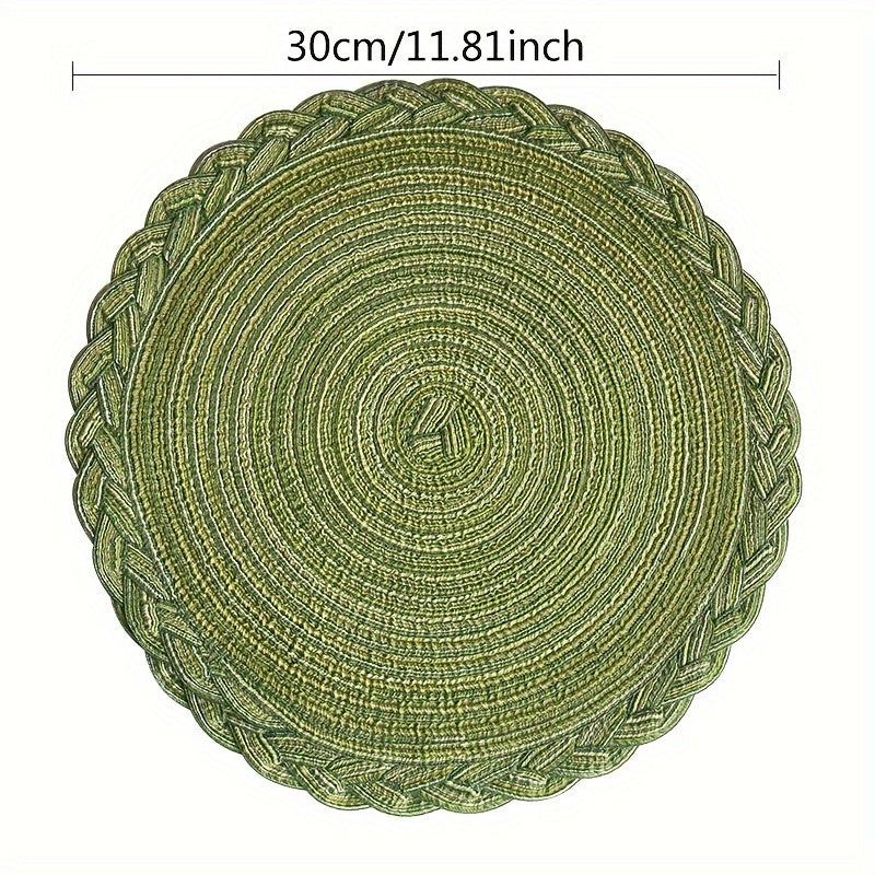 2 jogos americanos trançados artesanais