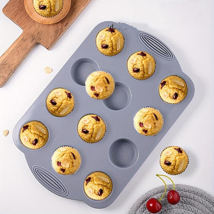 Formas de silicone para muffins - 1 peça com 6/12 cavidades