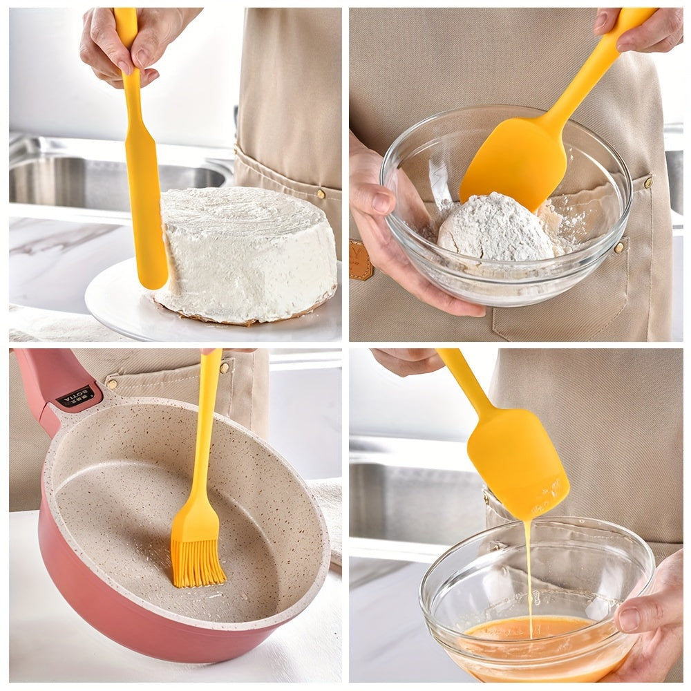 1 conjunto de espátulas de silicone para cozinha