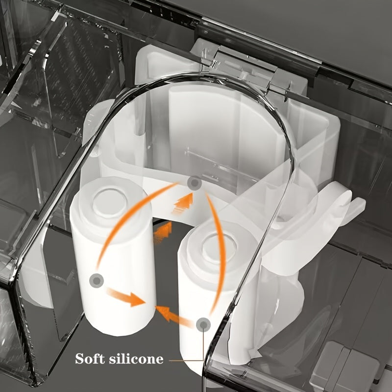 Suporte de parede para esfregão e vassoura - 1 peça