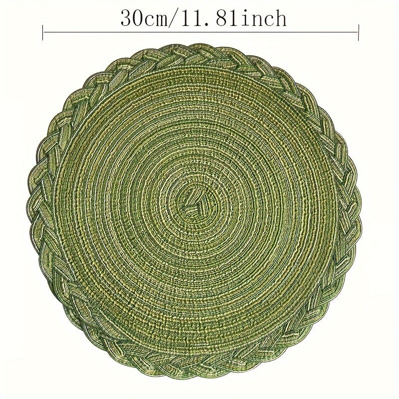 2 jogos americanos trançados artesanais