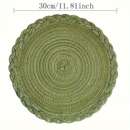 2 jogos americanos trançados artesanais