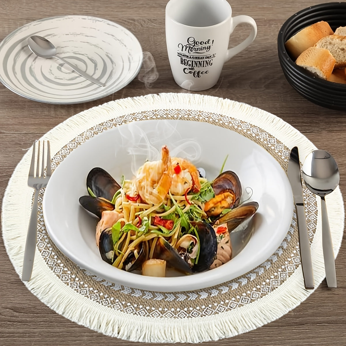 Jogo Americano térmico estilo boêmio - 6/8 peças