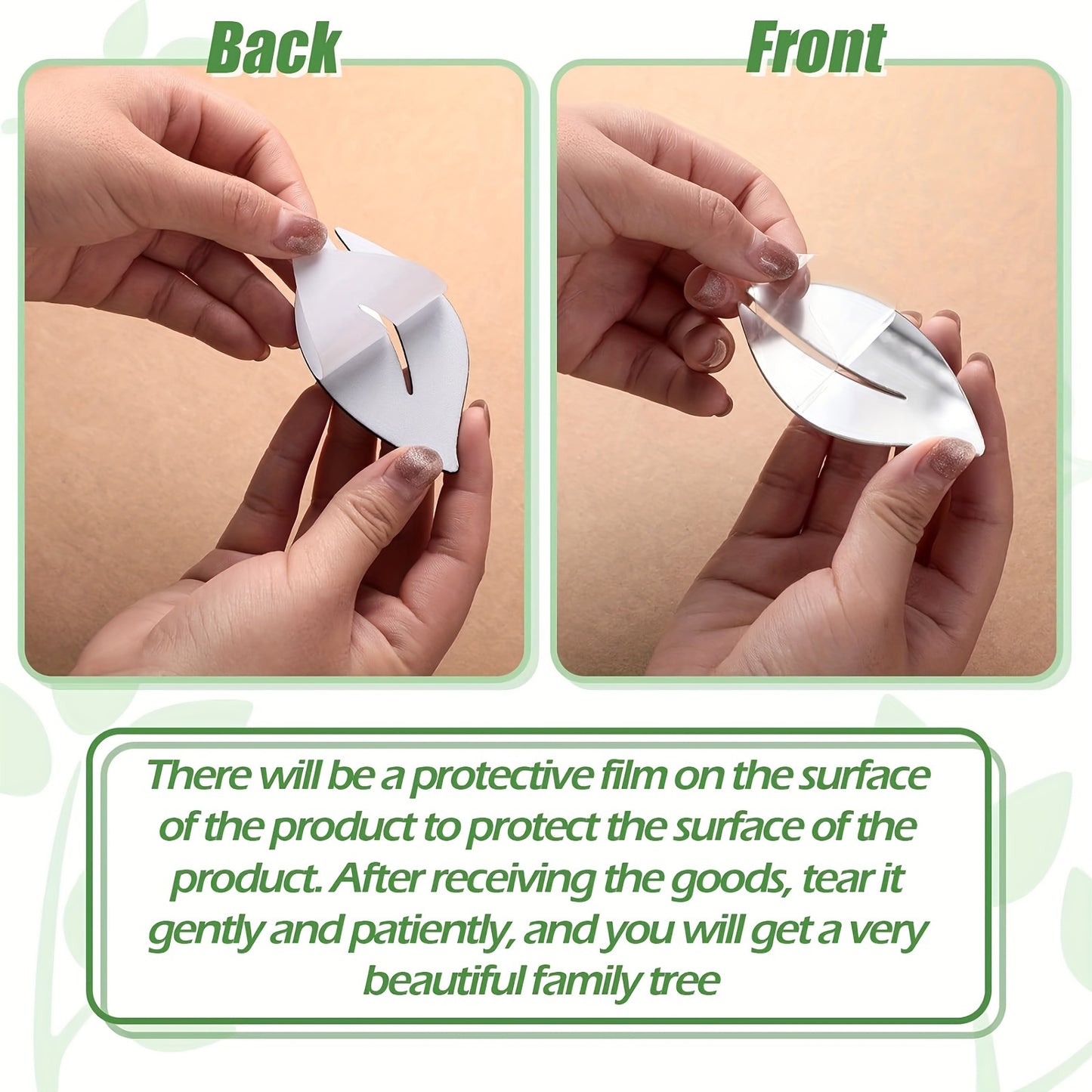 1 conjunto de decoração de parede para árvore genealógica