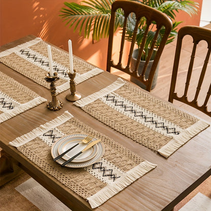 Jogo Americano - Conjunto de 4 ou 6 estilo boho