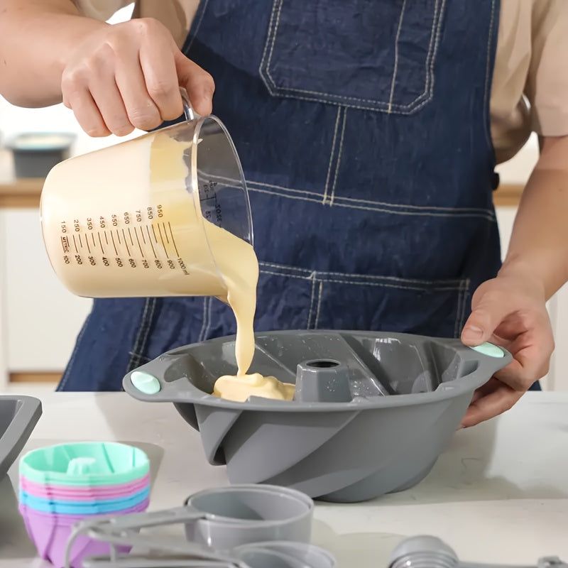 Formas para assar em silicone e antiaderentes - Conjunto de 5 peças