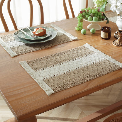 Jogo Americano - Conjunto de 4 ou 6 estilo boho