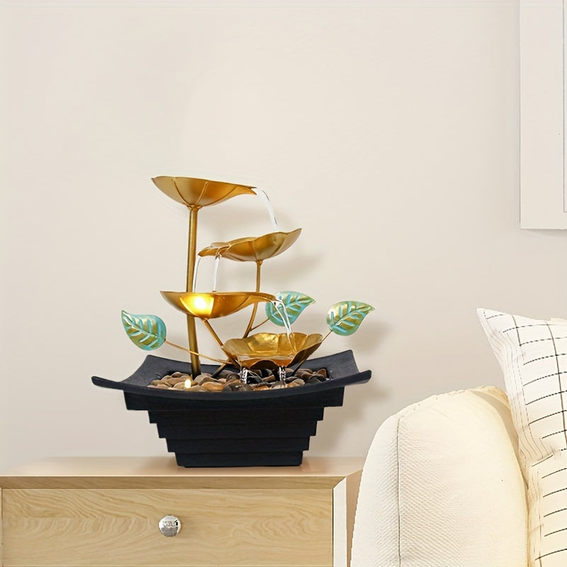 1 fonte de mesa interna para relaxamento  - conexão via USB