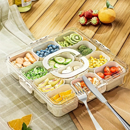 Conjunto de recipientes retangulares reutilizáveis para alimentos - 2 peças