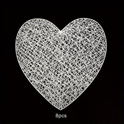 Jogo americano Love Valentine's Day - 4 peças