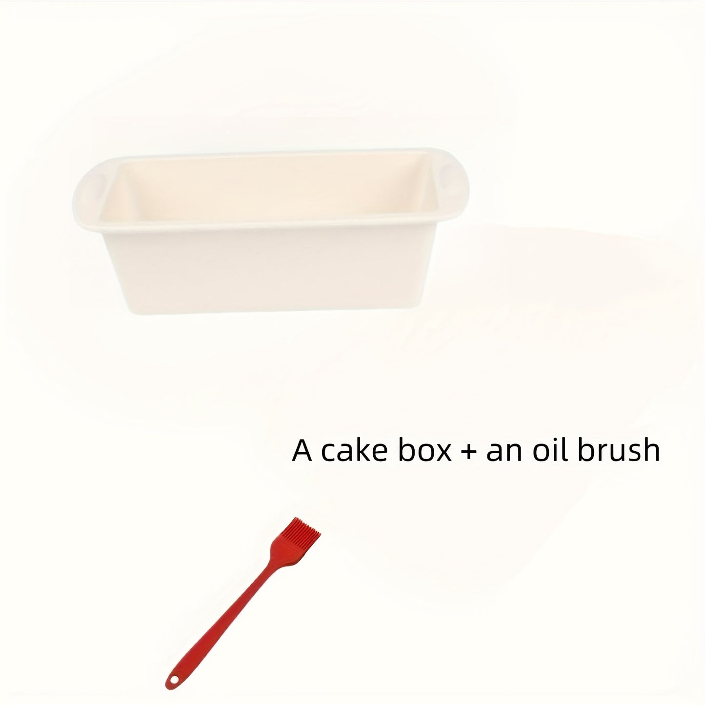 Conjunto de 2 ou 4 formas de silicone para pães e bolos, completo com pincel para untar