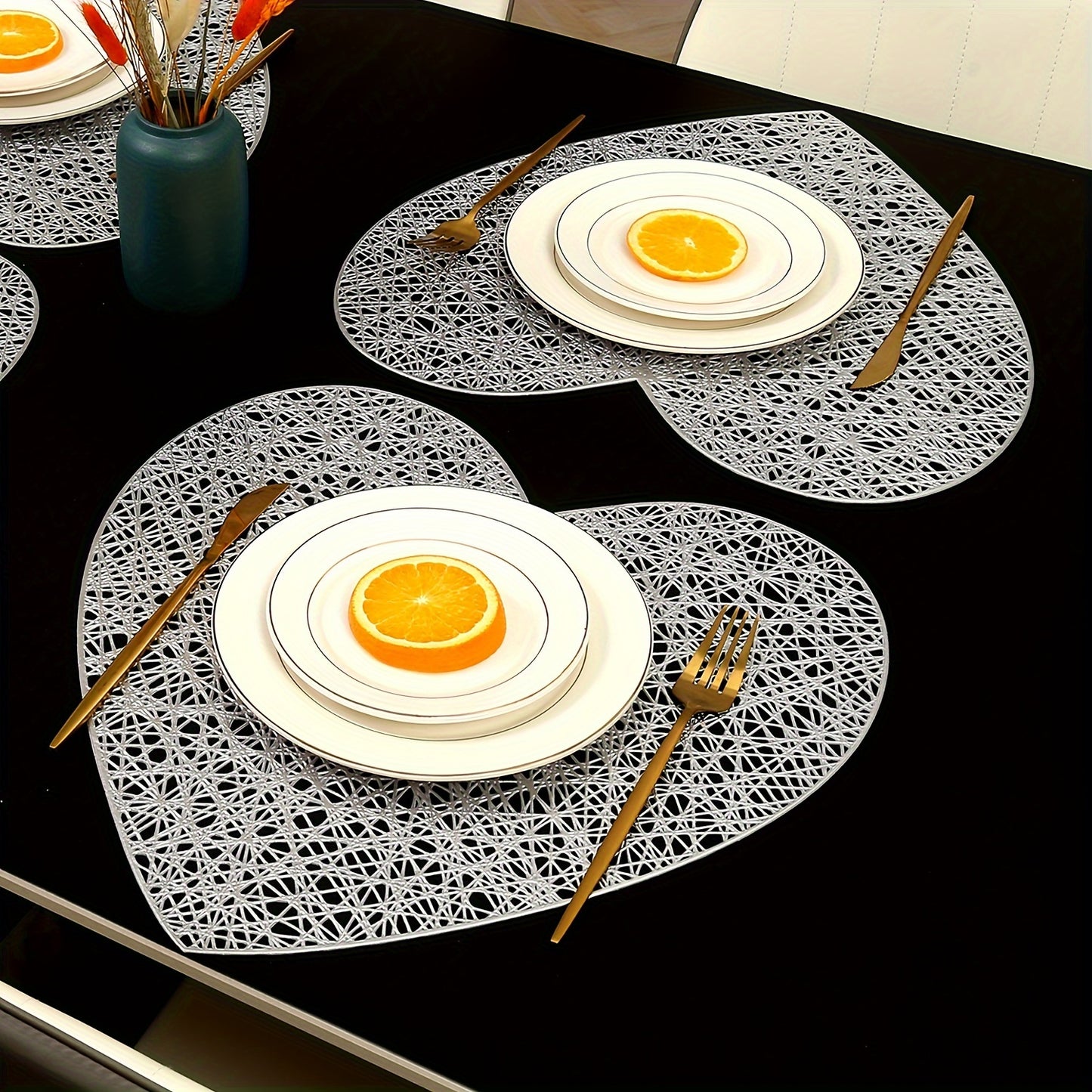 Jogo americano Love Valentine's Day - 4 peças