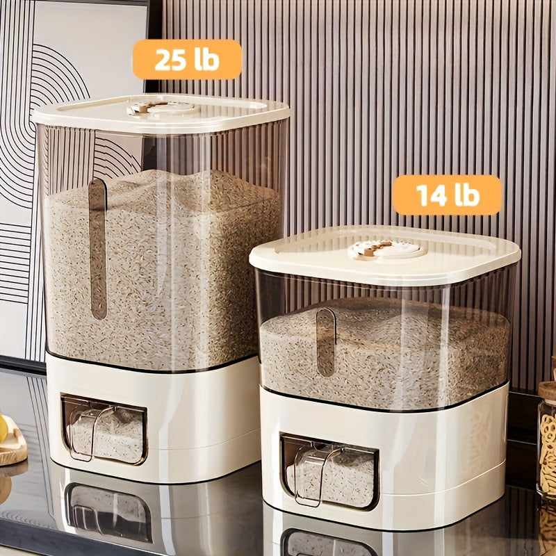 Distribuidor automático de arroz com copo