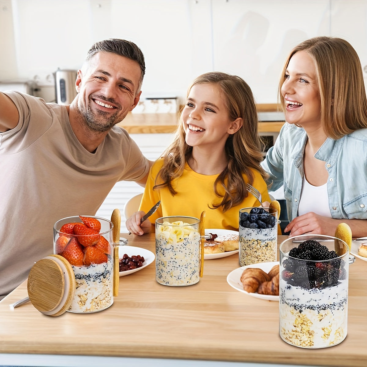 Pote de doces ou de condimentos - 4 peças