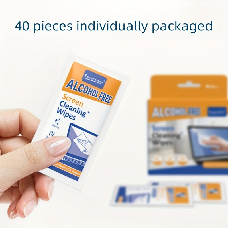 1 caixa com 40 toalhas wipes embaladas individualmente