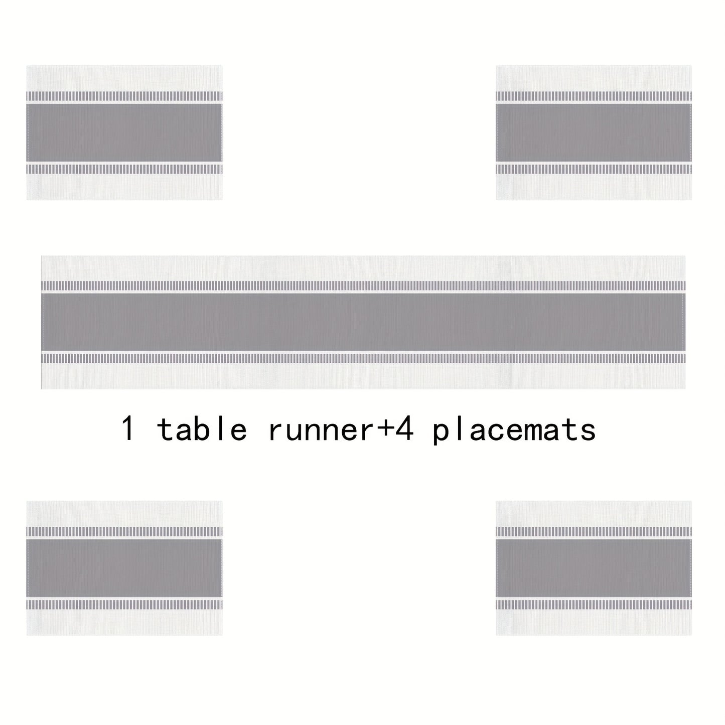 Jogo Americano - Conjunto de 5/7 peças de toalhas de mesa de linho