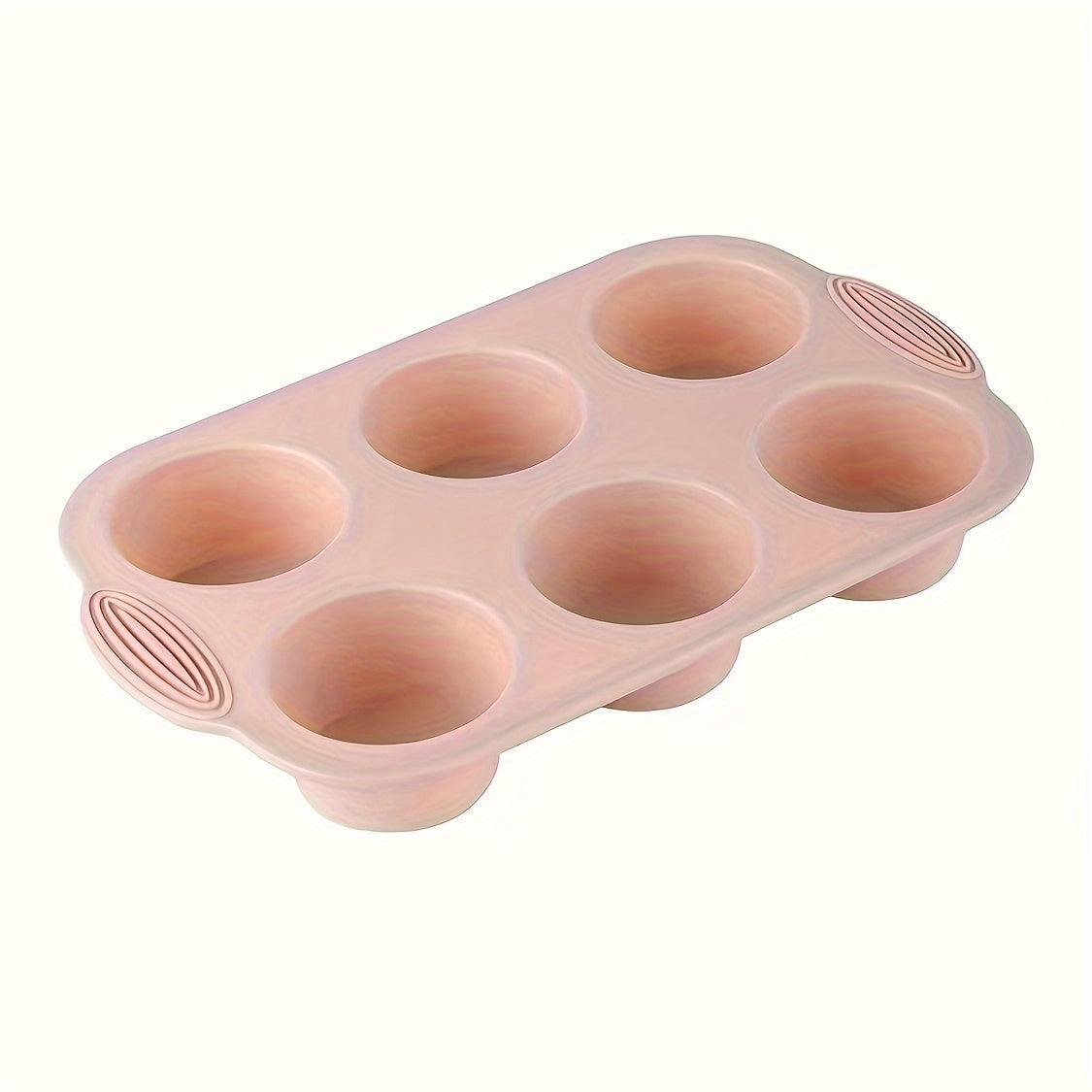 Forma antiaderente de silicone para muffins com 6 grades