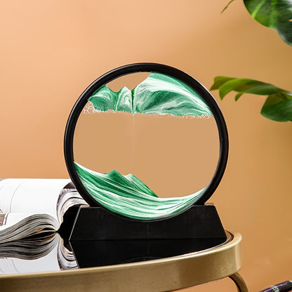 Display de arte em areia de vidro