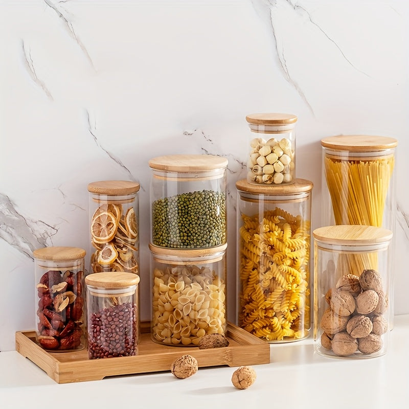 Potes de vidro resistentes ao calor - 6 peças