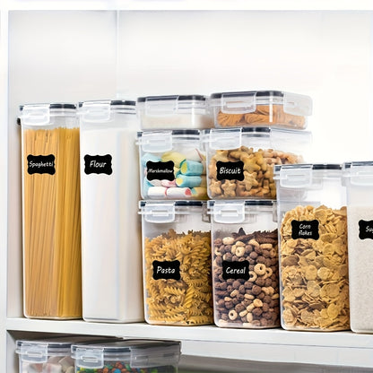 Recipientes para armazenamento de alimentos - 8 potes e 8 tampas