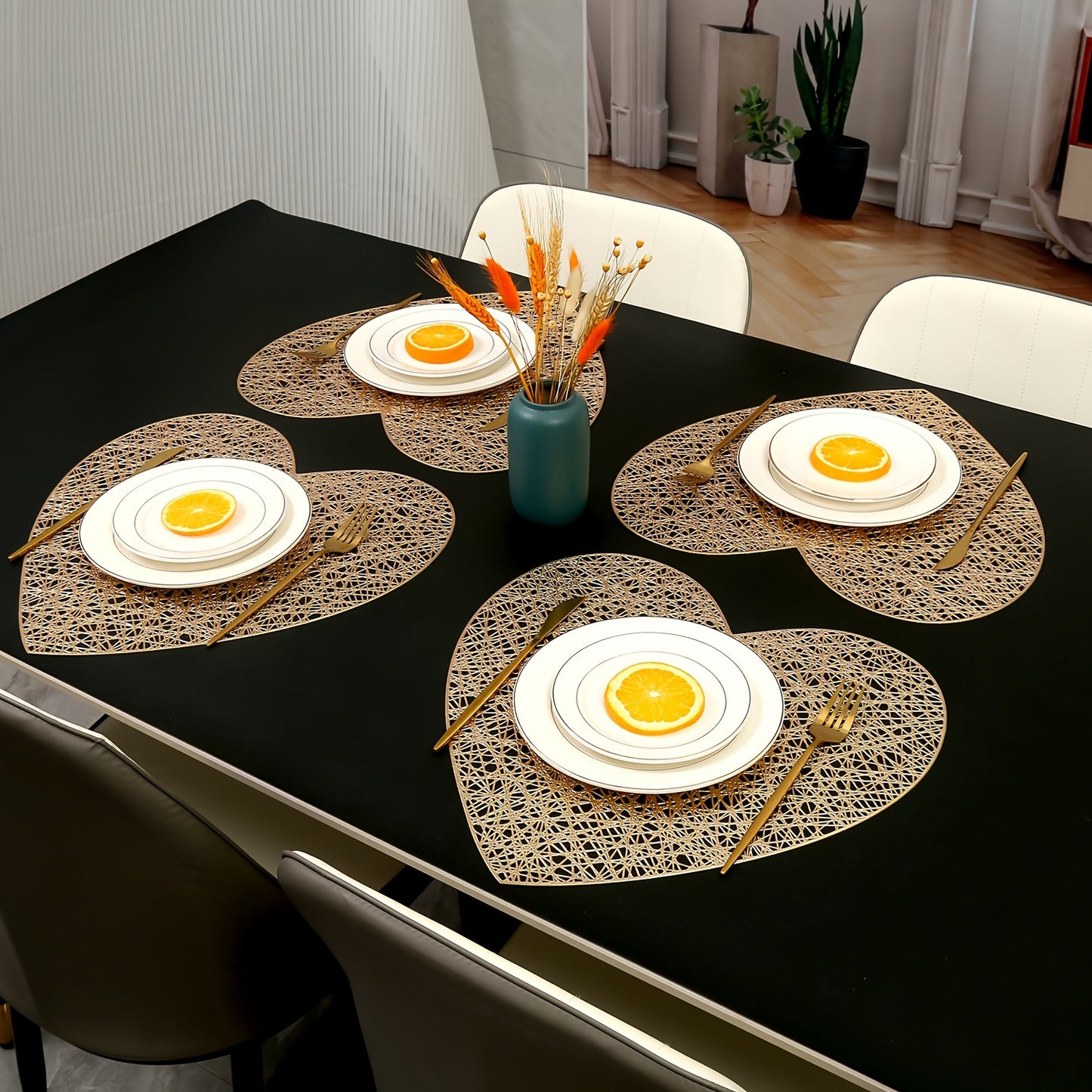 Jogo americano Love Valentine's Day - 4 peças