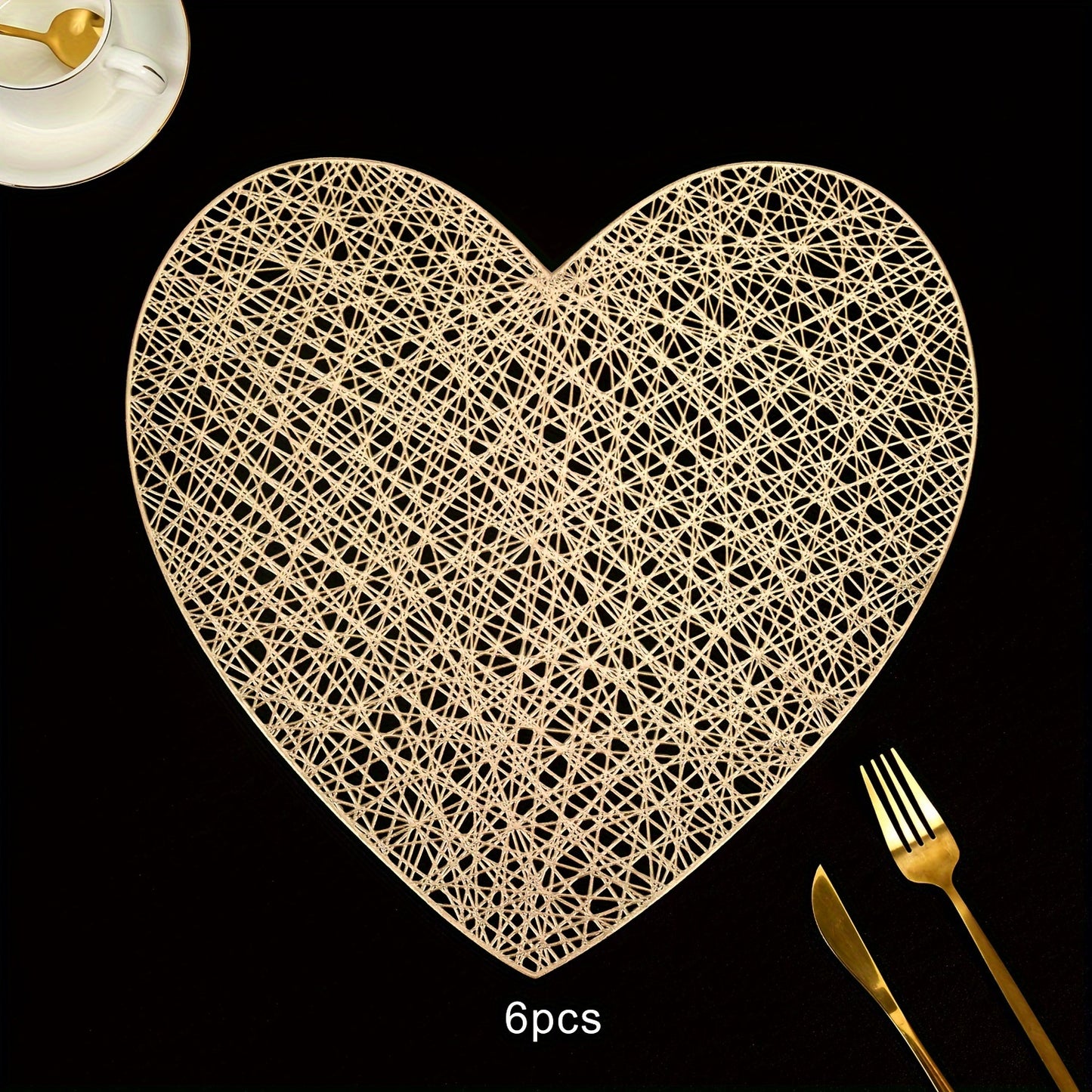 Jogo americano Love Valentine's Day - 4 peças