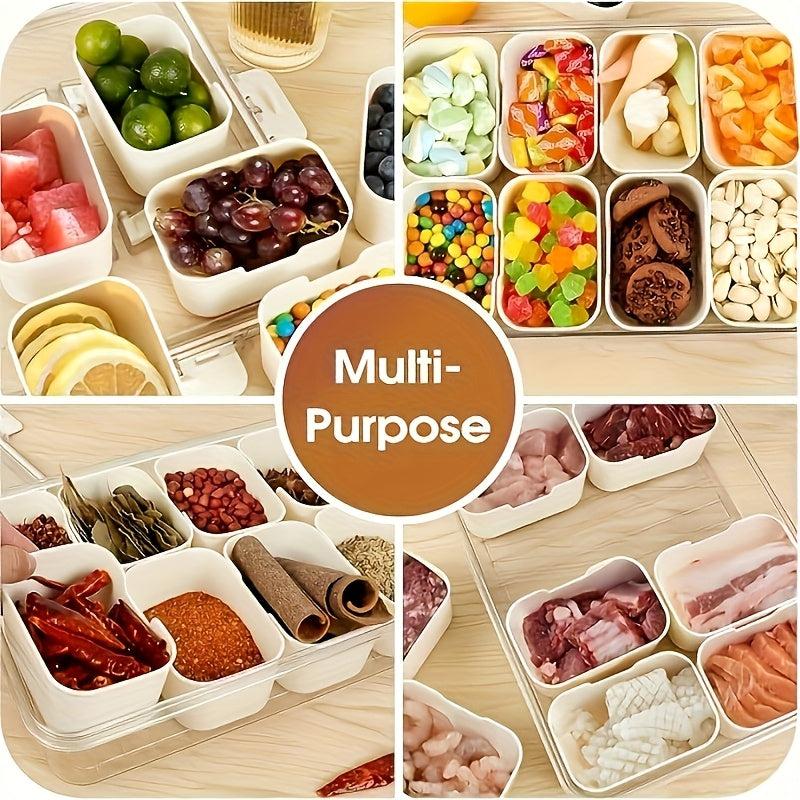 Conjunto de recipientes retangulares reutilizáveis para alimentos - 2 peças