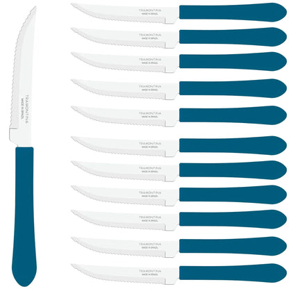 Kit 12 Facas Churrasco e Mesa Leme Tramontina