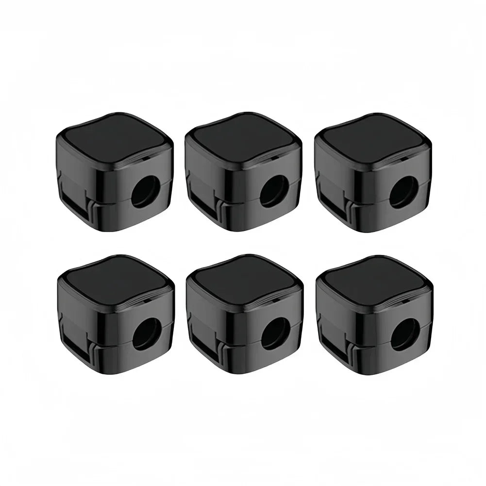 6 peças de suporte adesivo para cabos