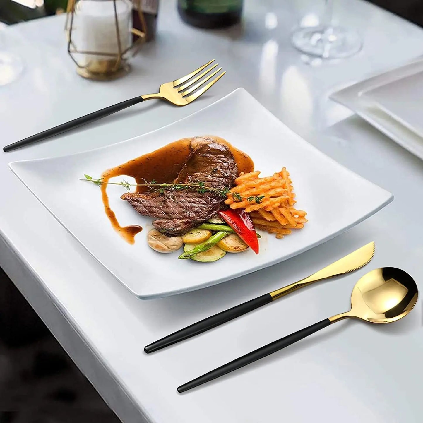 Conjuntos de talheres MODUS, aço inoxidável - 24 Peças