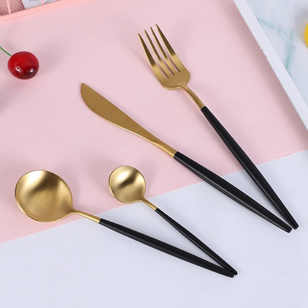 Conjuntos de talheres MODUS, aço inoxidável - 24 Peças