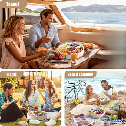 Bandeja giratória para frutas e vegetais