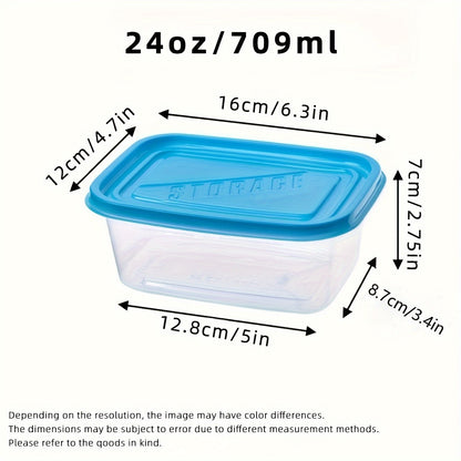 recipientes empilháveis para armazenamento de alimentos com tampa - 10 peças