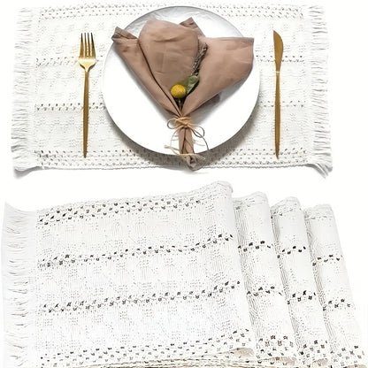 Jogo Americano - Conjunto de 4 ou 6 estilo boho