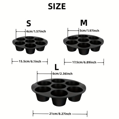 Formas de silicone para muffins e bolos - 7 formas