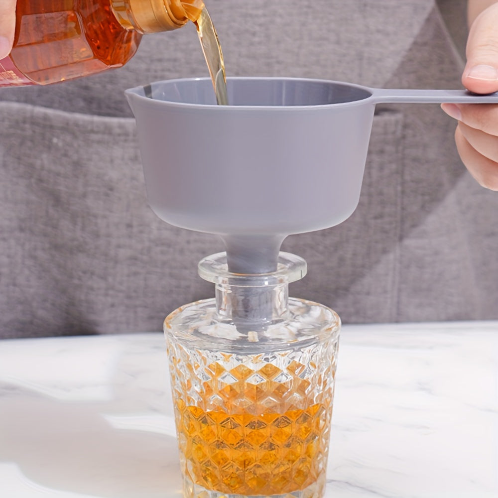 Conjunto de 9 xícaras e colheres medidoras com funil