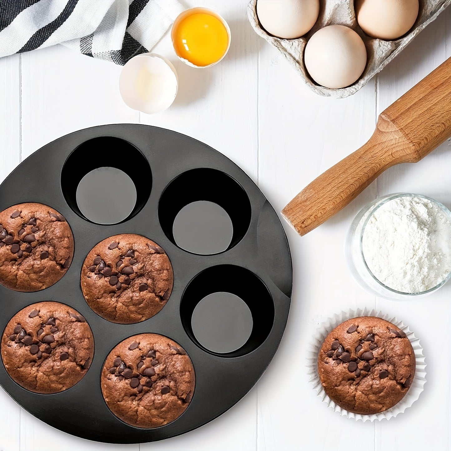 Formas de silicone para muffins e bolos - 7 formas