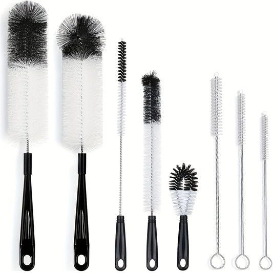 Conjunto de 8 escovas para lavar garrafas