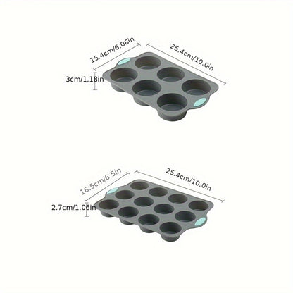 Conjunto de formas de silicone para bolo - 1 peça ou conjunto