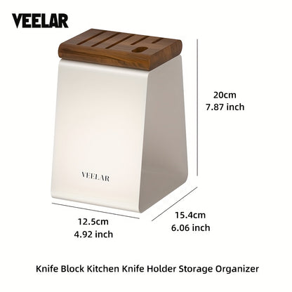 Suporte de faca vintage de metal preto