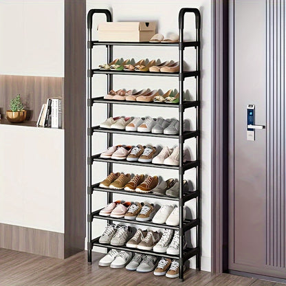 Sapateira de metal com vários níveis