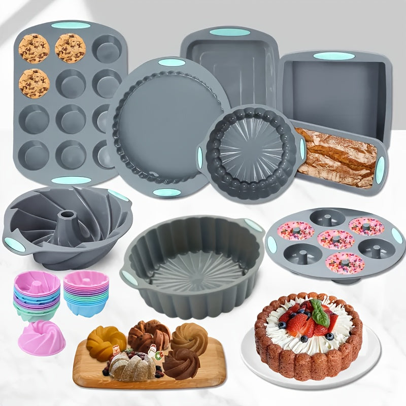 Forma de silicone para assar bolos - 1 peça