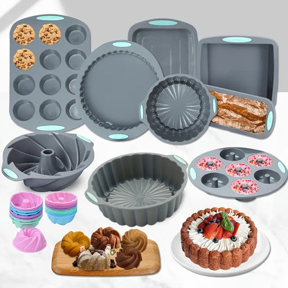 Forma de silicone para assar bolos - 1 peça