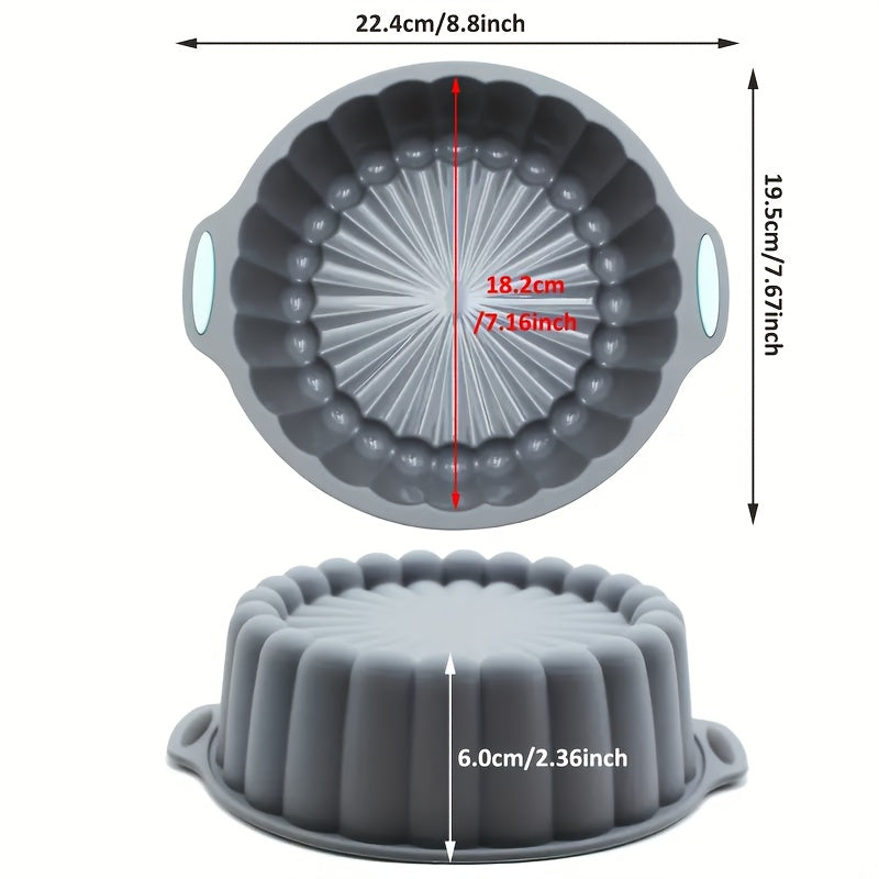 Forma de silicone para assar bolos - 1 peça