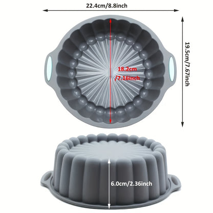Forma de silicone para assar bolos - 1 peça