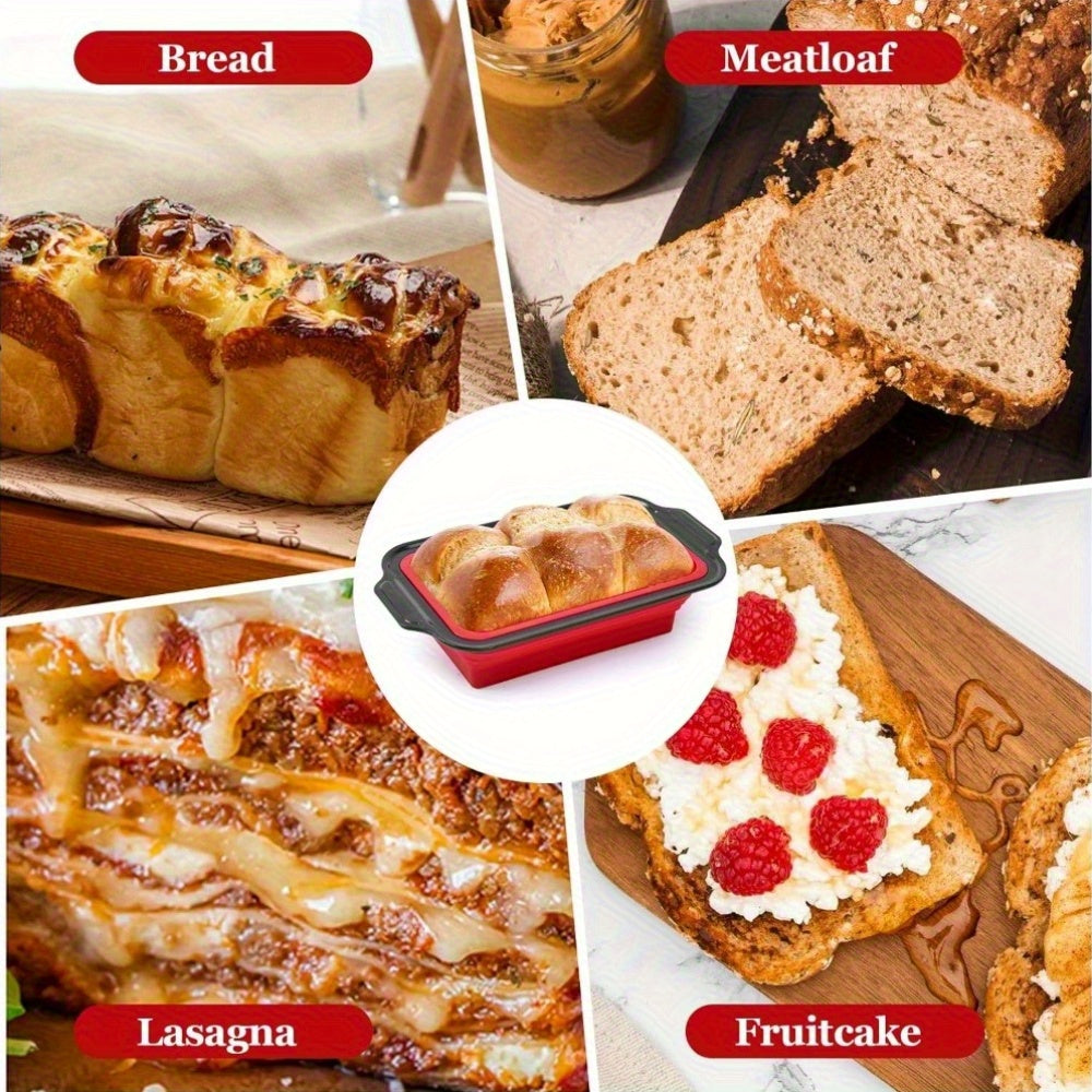 Forma de silicone para assar pão com estrutura reforçada de metal - 1 peça