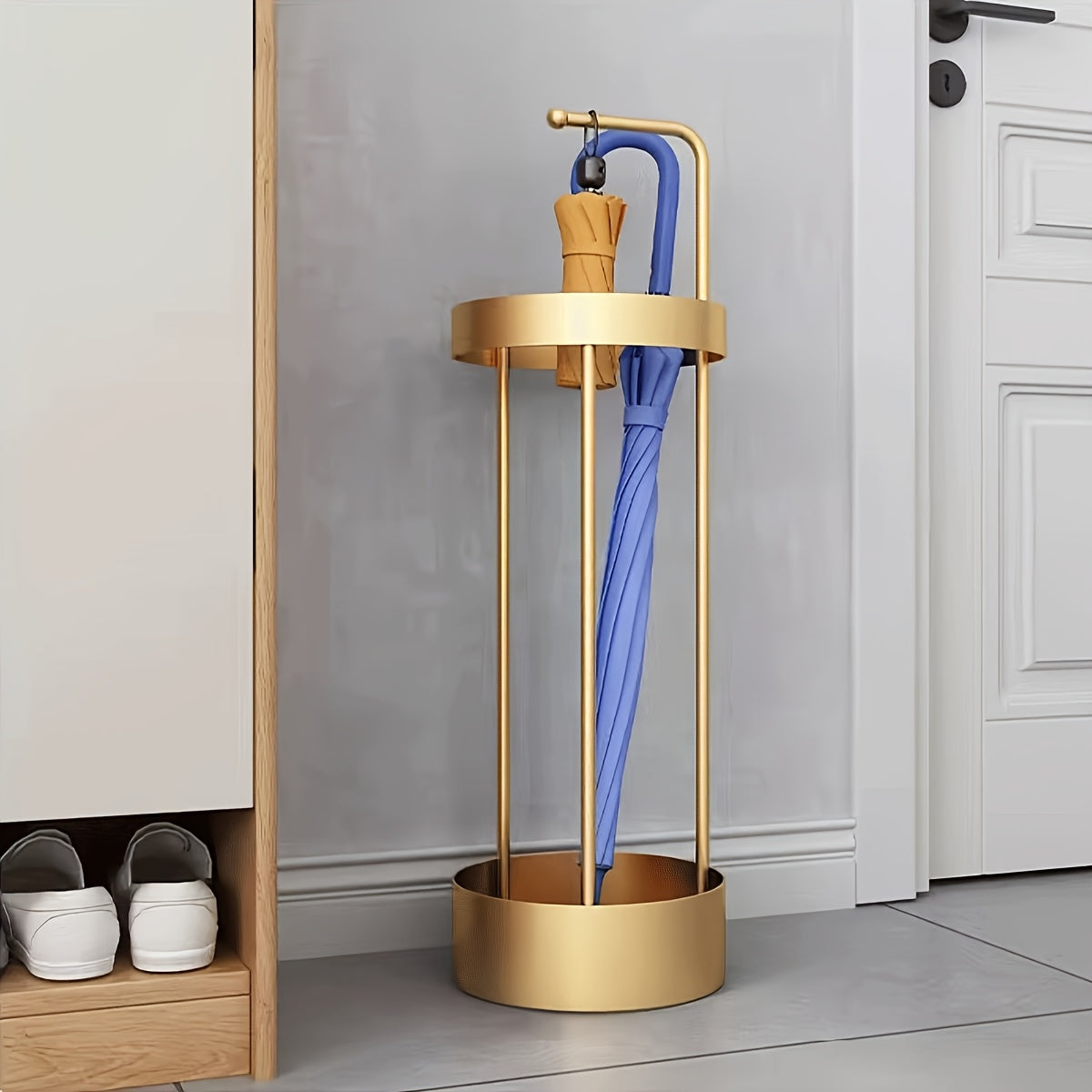 Suporte para guarda-chuvas de metal em estilo nórdico moderno - 1 peça