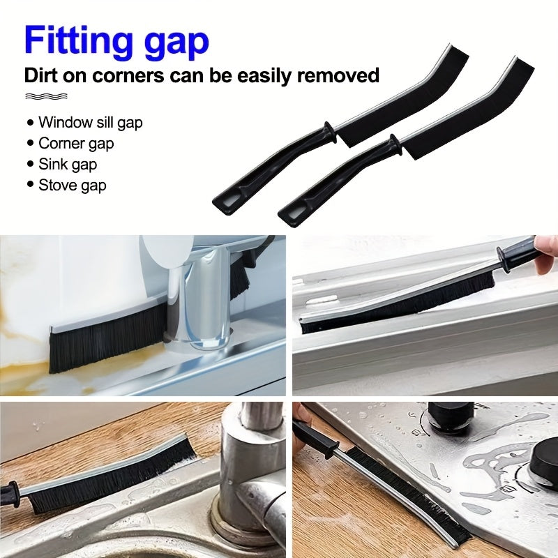 Conjunto de 8 escovas de limpeza de cozinha de aço inoxidável